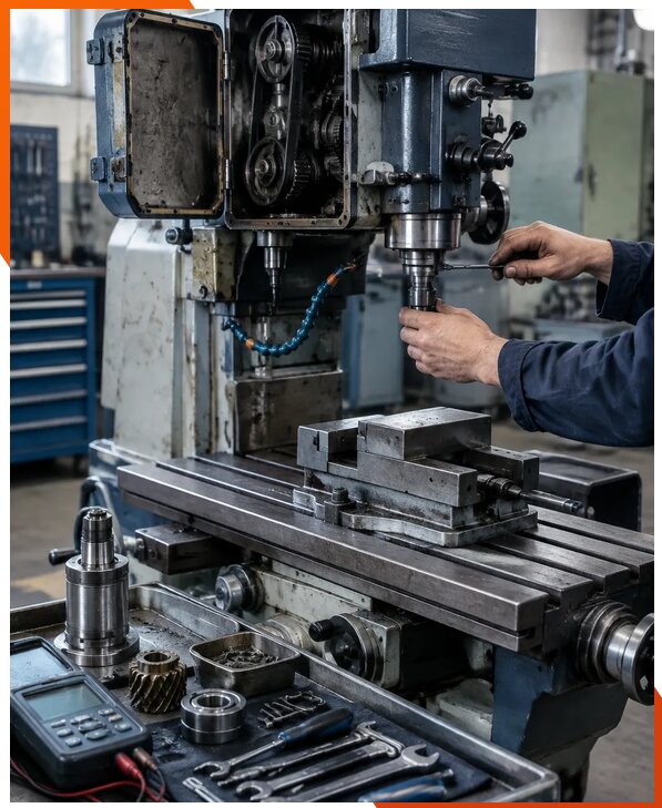 Ремонт промышленных сверлильно-фрезерных станков в Кулебаках
