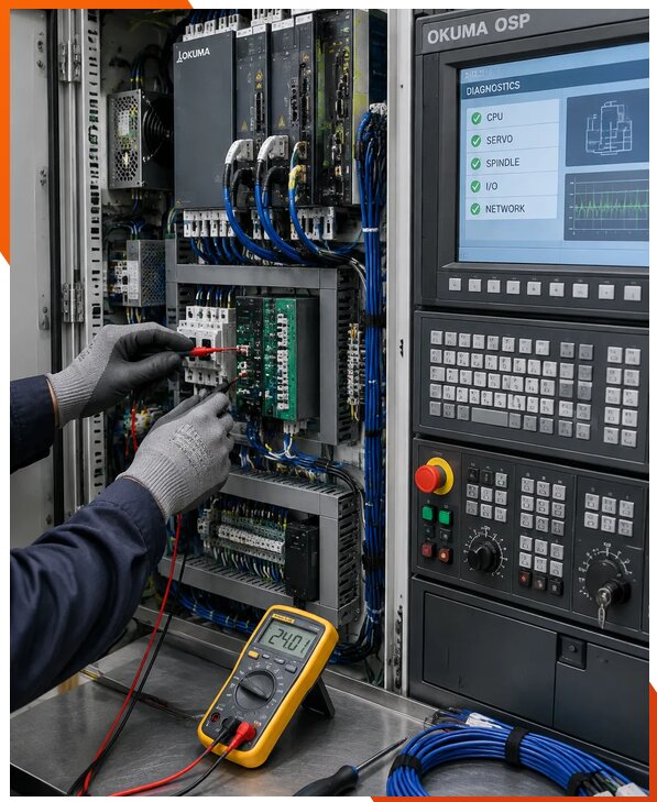 Ремонт систем ЧПУ Okuma OSP в Кулебаках